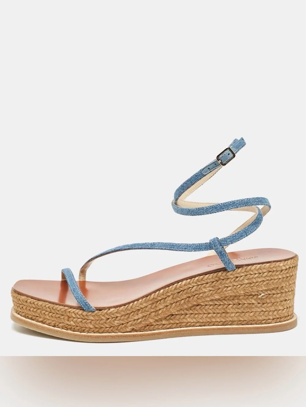 Jimmy Choo 60 Drive Espadrille Lace Up Wedges